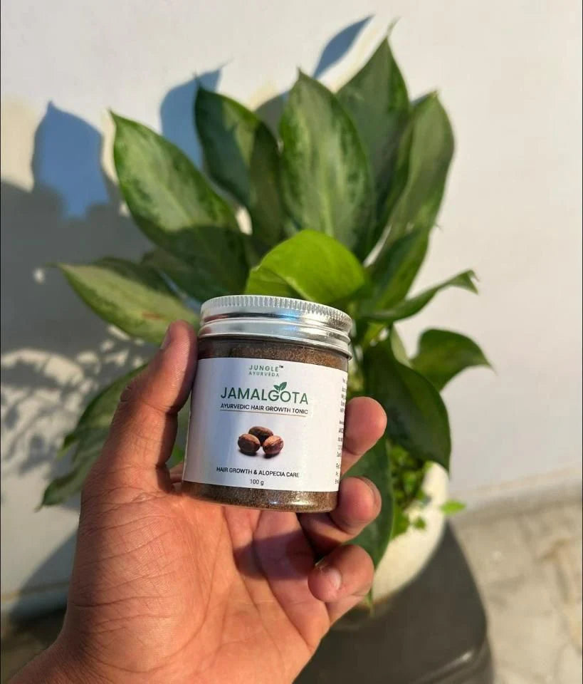 🌿 Jamalgota Ayurvedic Hair Growth Powder