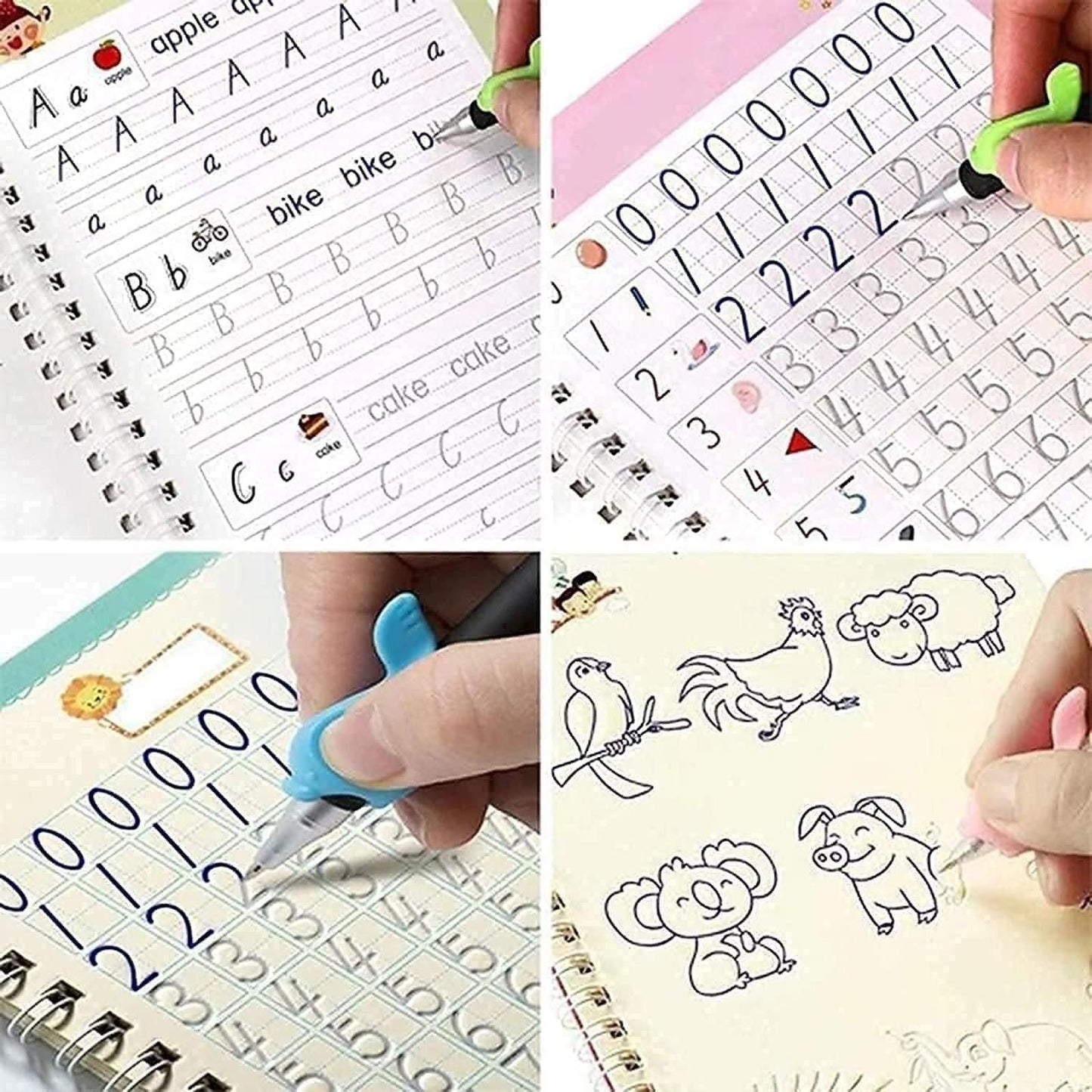 Magic Book Buy 1 set & Get 1 set FREE ( 8 Book + 20 Refill+2 Pen+2 Grip )